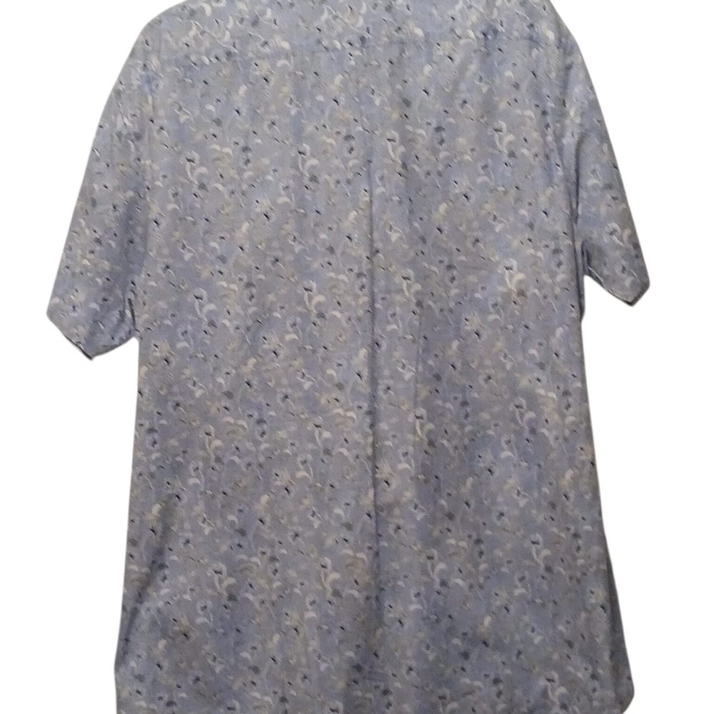 Hart Schaeffer Marx-Men's XXL Blue W/Blue Black & White Floral - Picture 8 of 11